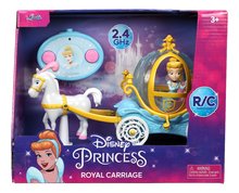 RC modely - Autíčko na diaľkové ovládanie Rozprávkový kočiar Disney Princess RC Cinderella's Carriage Jada dĺžka 28 cm_4