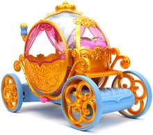 RC modely - Autíčko na dálkové ovládání královský kočárek Disney Princess RC Carriage Jada délka 38 cm_18