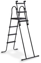 Medence létrák - Medence létra pool ladder Exit Toys 108-122 cm magas kerethez fémváz csúszásmentes fekete_2