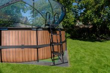 Echelles pour piscines - Échelle de piscine Exit Toys pour une hauteur de 108 - 122 cm cadre métallique antidérapant noir_0