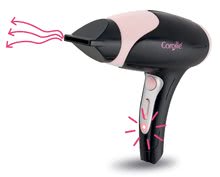 Măsuță cosmetică pentru copii - Uscător de păr Hairstyling set Les Rendies Corolle pentru păpușa de jucărie cu 14 accesorii, electronic de la 3 ani_0