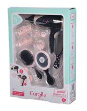 Măsuță cosmetică pentru copii - Uscător de păr Hairstyling set Les Rendies Corolle pentru păpușa de jucărie cu 14 accesorii, electronic de la 3 ani_3