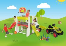 Spielzentren - Spielcenter-Set Fun Center Smoby mit 150 cm langer Rutsche, Farmer XL Traktor und Wurfringen ab 24 Monaten_26