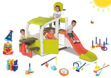 Spielzentren - Spielcenter-Set Fun Center Smoby mit einer 150 cm langen Wasserspritzer-Oktopus-Rutsche und 7 Sportspielen_28