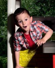 Hrací centra - Set hrací centrum Fun Center Smoby se skluzavkou dlouhou 150 cm, domeček Jura Lodge od 24 měsíců_9