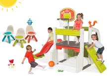 Centre de joacă - Set centru de joacă Fun Center Smoby cu tobogan 150 cm, scăunel KidChair_38