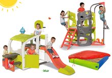 Prolézačky sety - Set hrací centrum Fun Center Smoby se skluzavkou 150 cm, prolézačka MultiActivity Climbing Tower od 24 měsíců_33