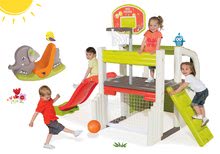 Spielzentren - Spielcenter-Set Fun Center Smoby mit Rutsche 150 cm und Schaukel Elefant mit beweglichen Ohren ab 24 Monaten_20