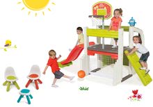 Igralni centri - Komplet igralo Fun Center Smoby s toboganom dolžine 150 cm in Piknik miza z dvema stolčkoma KidChair od 24 mes_21