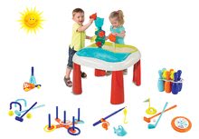 Set mobili da giardino per bambini  - Set tavolo Acqua&Sabbia 2in1 Smoby con mulino e set sportivo 7 giochi Jardin&Saisons da 18 mesi_12