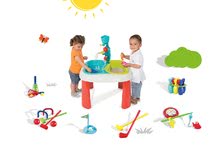 Mobilier de jardin pour enfants et accessoires - Table Set Voda&Piesok 2v1 Smoby avec moulin et ensemble sportif 7 jeux Jardin&Saisons à partir de 18 mois_10