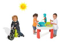 Dětský záhradní nábytek sety - Set stůl Voda&Písek 2v1 Smoby s mlýnem a odrážedlo motorka Racing Bike od 18 měsíců_20