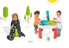 Dětský záhradní nábytek sety - Set stůl Voda&Písek 2v1 Smoby s mlýnem a odrážedlo motorka Racing Bike od 18 měsíců_19