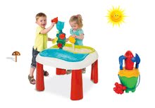 Gartenmöbel für Kinder Sets - Tischset Water&Sand 2in1 Smoby mit Mühle und einem Eimerset mit Giesskanne ab 18 Monaten_11