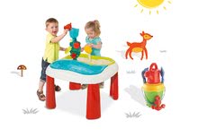 Otroško vrtno pohištvo kompleti - Komplet miza Voda&Pesek 2v1 Smoby z mlinom in vedro set s kanglico od 18 mes_10