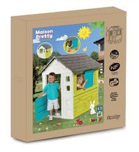 Domčeky pre deti - Set domček Pretty Blue Smoby so zasúvacou okenicou a darček elektronický zvonček od 24 mes_6
