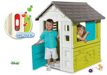 Domčeky pre deti - Set domček Pretty Blue Smoby so zasúvacou okenicou a darček elektronický zvonček od 24 mes_12