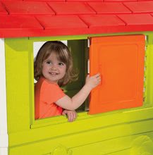 Cabanes avec toboggan pour enfants - Maison Nature Smoby Avec un filtre UV blanc-vert à partir de 24 mois_2