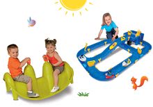 Seturi leagăne pentru copii - Set balansoar Cățeluș Smoby şi joc asamblabil de apă Waterplay Niagara cu vaporaşe_18