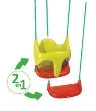 Tobogane cu leagăn - Set tobogan Toboggan XS Smoby verde și leagăn Baby seat 2în1 cu capacitate maximă admisă de 25 kg_2