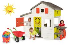 Domčeky s náradím - Set domček Priateľov Smoby a fúrik s vedierkom_20