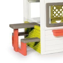 Klettergerüste Sets - Kletterset Multiactivity Climbing Tower Smoby mit 3 Kletterwänden mit Rutsche und Haus der Freunde mit Vorgarten und Küche ab 24 Monaten_11