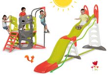 Šmykľavky sety -  NA PREKLAD - Set šmykľavka Toboggan Super Megagliss 2v1 Smoby a preliezačka Multiactivity Climbing Tower s lezeckými stenami od 24 mes_20