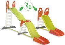Skluzavky pro děti - Set skluzavka Toboggan Super Megagliss 2v1 Smoby délka 3,75/1,5 m a houpačka pes oboustranná od 24 měsíců_4