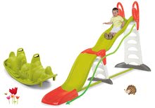 Scivoli per bambini - Set scivolo Toboggan Super Megagliss 2in1 Smoby lunghezza 3,75/1,5 m e dondolo cane a due lati dai 24 mesi_11