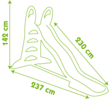 Csúszdák gyerekeknek  - Csúszda Toboggan XL Smoby hossza 230 cm _3