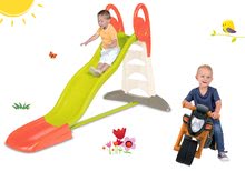 Skluzavky s domečkem - Set skluzavka Toboggan XL Smoby s vodou délka 2,3 m a domeček Neo Jura Lodge s nástavbovým řešením_64