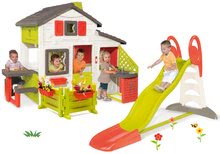 Rutschen mit Spielhaus - Rutschenset Toboggan XL mit Wasser Smoby and Friends House mit Küche und Garten_37