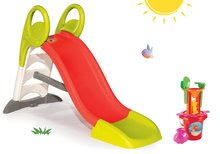 Scivoli per bambini - Set scivolo Toboggan KS Smoby con lunghezza di 150 cm e sabbiera tavolino per acqua e sabbia e canna da pesca dai 24 mesi_16