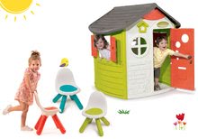 Spielhäuser mit Möbeln - Set Häuschen  Jura Lodge Smoby mit zwei Türen, Tisch und 2 Stühlen KidChair ab 24 Monaten_35
