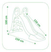 Rutschen Sets - Rutschenset Toboggan KS Smoby mit Länge von 150 cm und ein Trettraktor mit Anhänger ab 24 Monaten_6