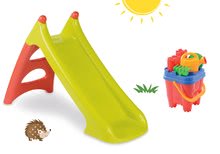 Scivoli set - Set scivolo Toboggan XS Smoby lunghezza 90 cm e set secchiello con mulino_3