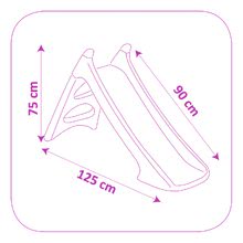 Tobogani za djecu  - SMOBY 310275 Minnie šmykľavka XS 90 cm šmýkacia plocha, UV filter, 90*125*75 cm _1