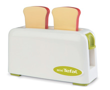 Spotrebiče do kuchynky - Set toaster Mini Tefal Smoby, ručný mixér Tefal, tlakový hrniec Tefal, ponorný mixér Tefal swing a potraviny v sieťke_0