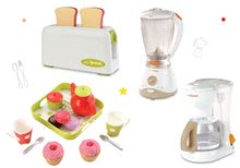 Set toaster Mini Tefal Smoby kávovar Tefal, mixér Tefal a čajový set Cheef Cook