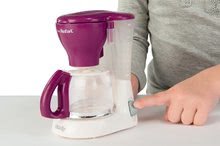 Játékkonyha kisgépek - Reggeliző szett kávéfőzővel és kenyérpirítóval Mini Tefal Smoby fehér-bordó_1