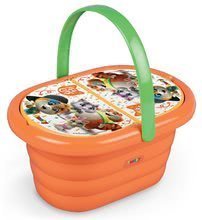 Accesorii și vase de bucătărie de jucărie - Coș de picnic cu set de tacâm 44 Cats Picnic Smoby 21 de accesorii_0