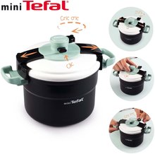 Kuchyňky pro děti sety - Set kuchyňka elektronická s pračkou a žehlicím prknem Tefal Cleaning Kitchen 360° Smoby a mikrovlnka elektronická s mixérem tlakovým hrncem toustovačem konvicí a kávovarem_34