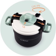 Spotrebiče do kuchynky - Tlakový hrniec Tefal Clipso Pressure Cooker Smoby s otváracím systémom šedo-olivový_0