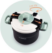 Kuchyňky pro děti sety - Set kuchyňka elektronická s pračkou a žehlicím prknem Tefal Cleaning Kitchen 360° Smoby a mikrovlnka elektronická s mixérem tlakovým hrncem toustovačem konvicí a kávovarem_35