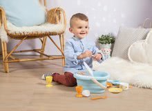 Spielküchensets - Set didaktische Spielküche für die Kleinsten Ptitoo Smoby mit Kaffeemaschine und Picknickkorb mit Lunchset_13