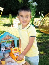 Trgovine za otroke - Bar na plaži s sladoledom Beach Bar Smoby hladni prigrizki na stojnici in blagajna s 38 dodatki_4