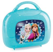 Accesorii și vase de bucătărie de jucărie - Cofetărie în valiză Regatul de gheaţă Smoby cu sclipici cu 19 accesorii_1