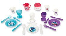 Kuhinje za otroke kompleti - Komplet kuhinja Frozen Smoby z bleščicami in piknik košarica s posodo_3