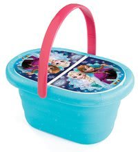 Accesorii și vase de bucătărie de jucărie - Coş de picnic cu set de veselă Regatul de gheaţă Smoby cu sclipici cu 24 de accesorii_1
