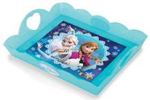 Accesorii și vase de bucătărie de jucărie - Tavă pentru servit Frozen Disney Smoby cu sclipici şi 17 accesorii acvamarin_2